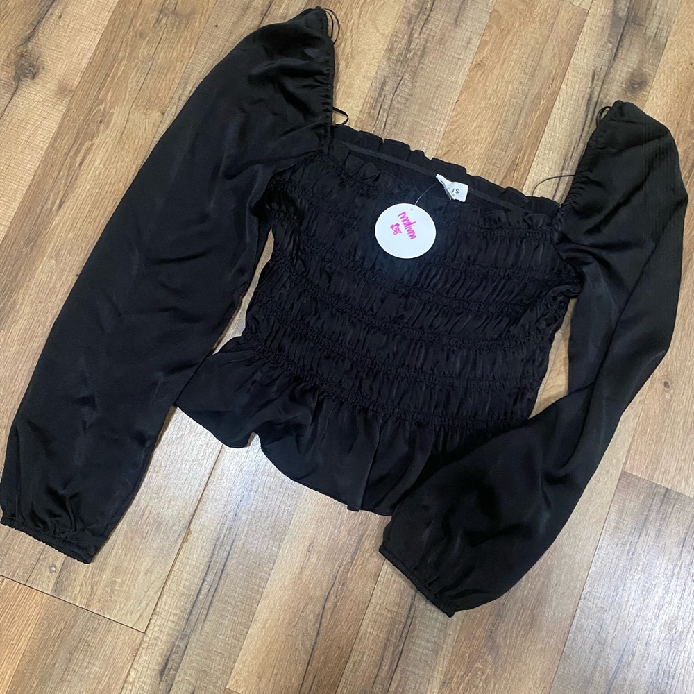 Boutique square neck blouse